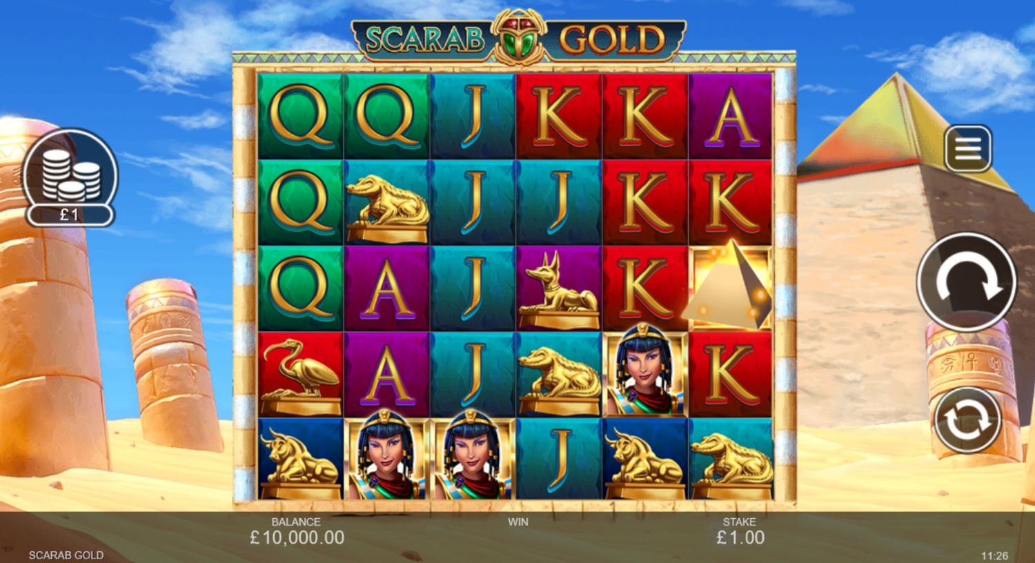 Scarab Gold Gameplay Image
