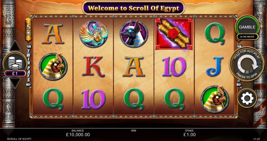Scroll of Egypt Gameplay Image