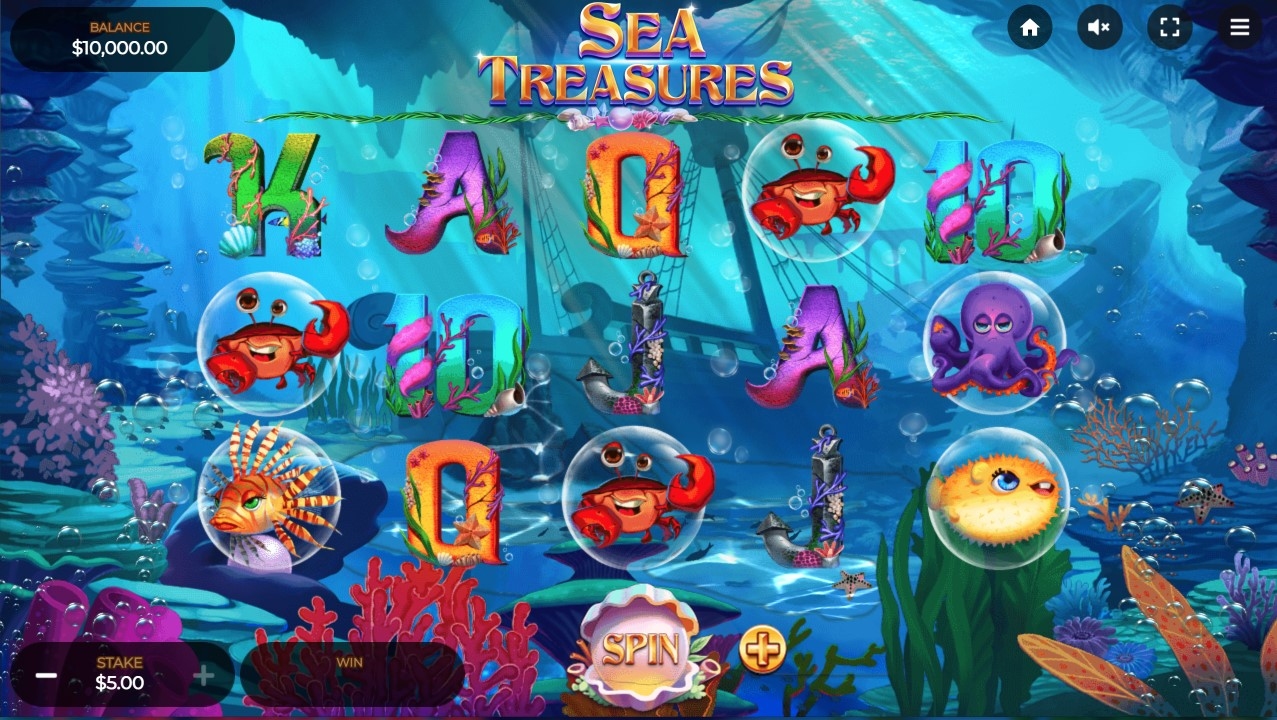 Sea Treasures Gameplay Image