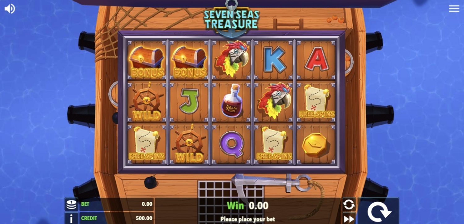 Seven Seas Treasure Gameplay Image