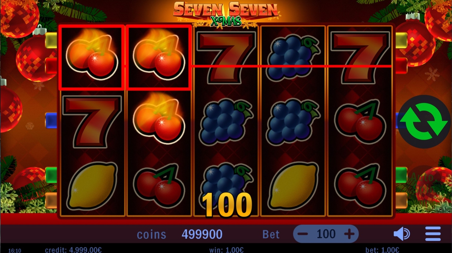 Seven Seven Xmas Gameplay Image