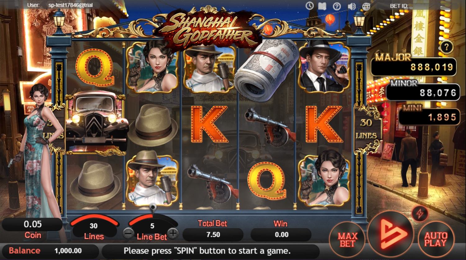 Shanghai Godfather Gameplay Image