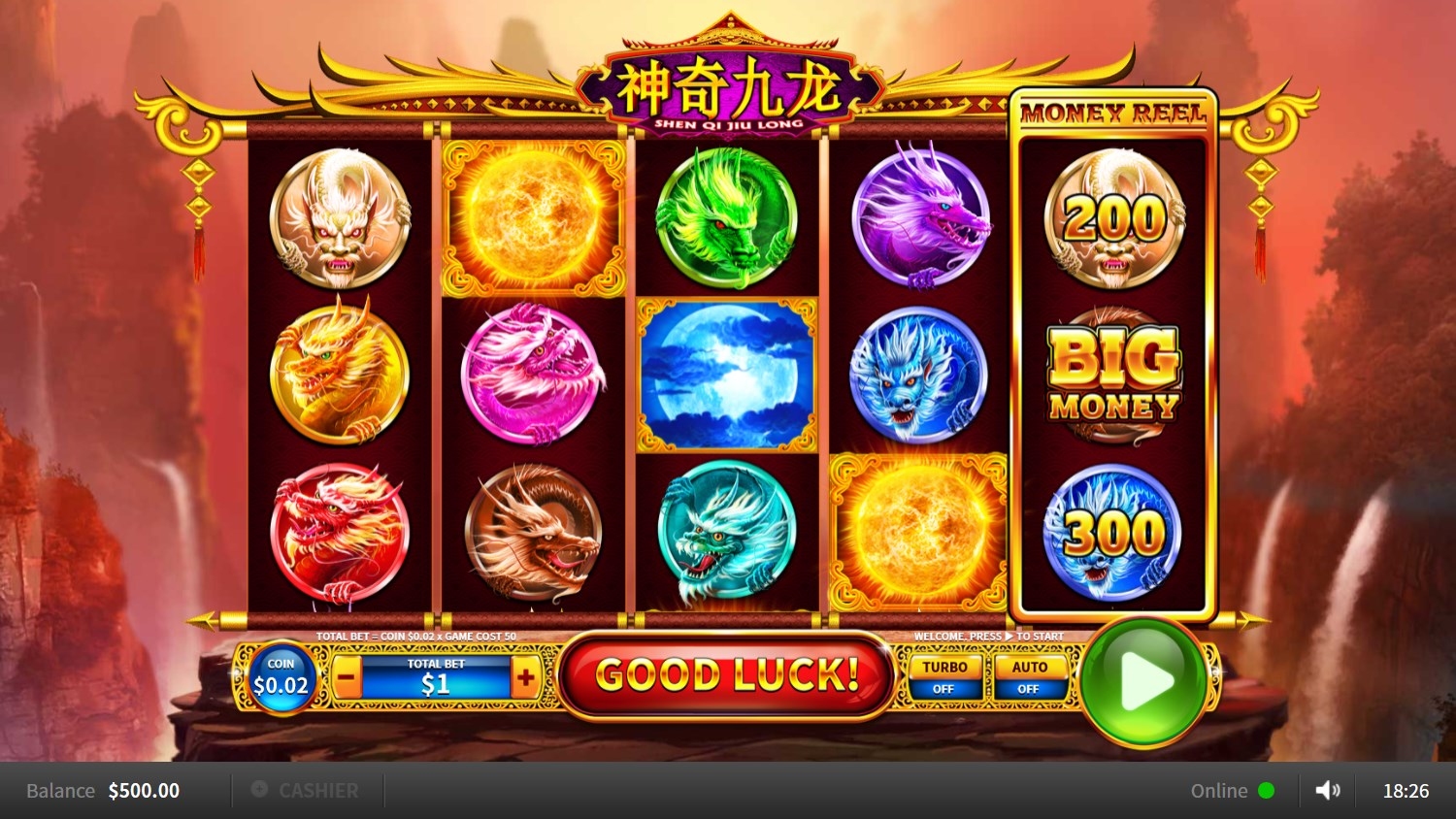 Shen Qi Jiu Long Gameplay Image