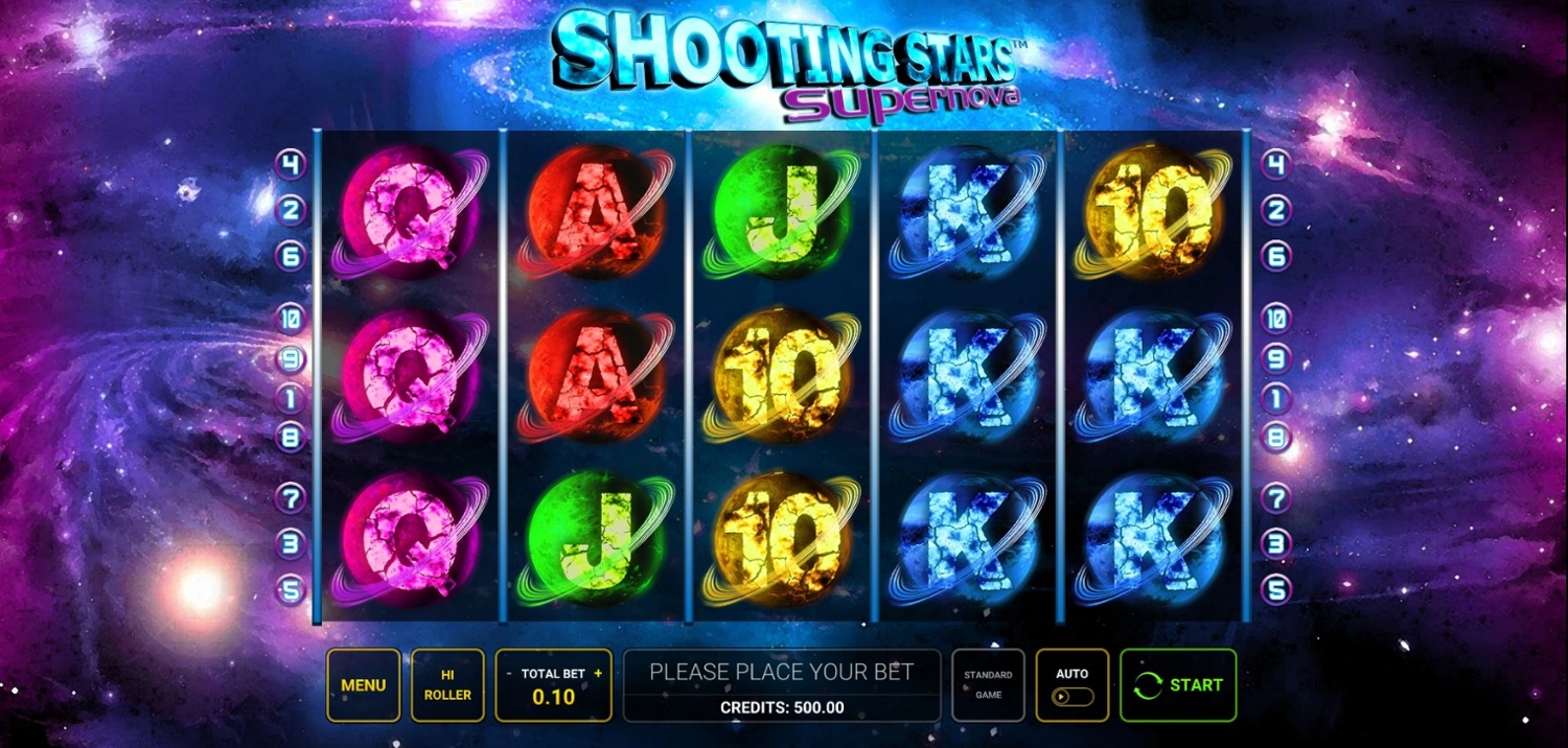 Shooting Stars Supernova Gameplay Image