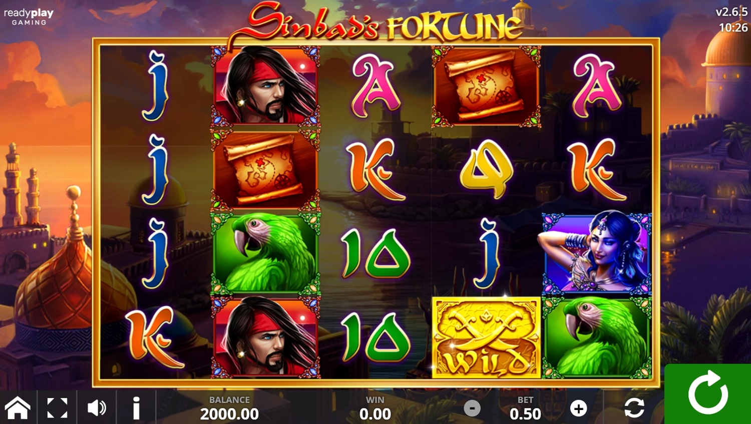 Sinbad’s Fortune Gameplay Image