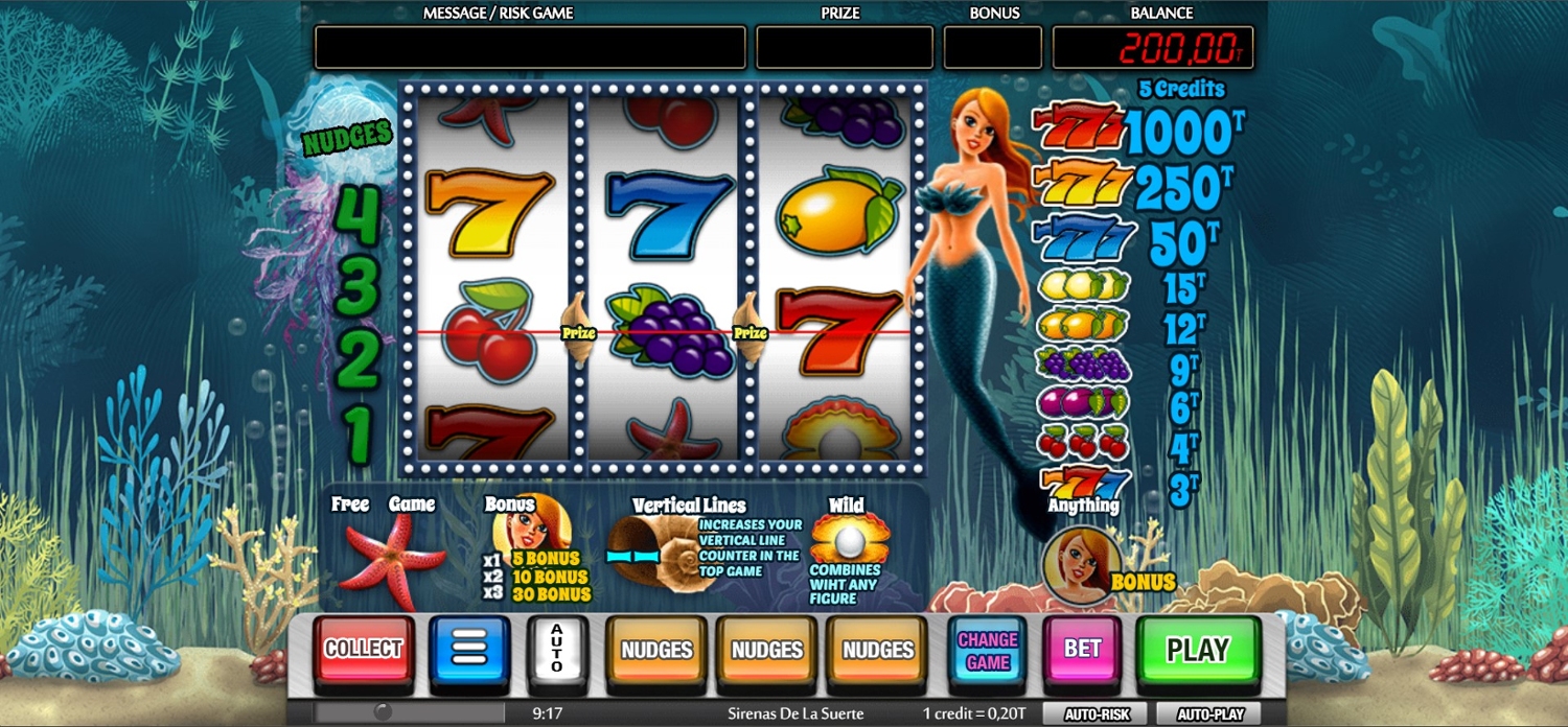 Sirenas De La Suerte Gameplay Image
