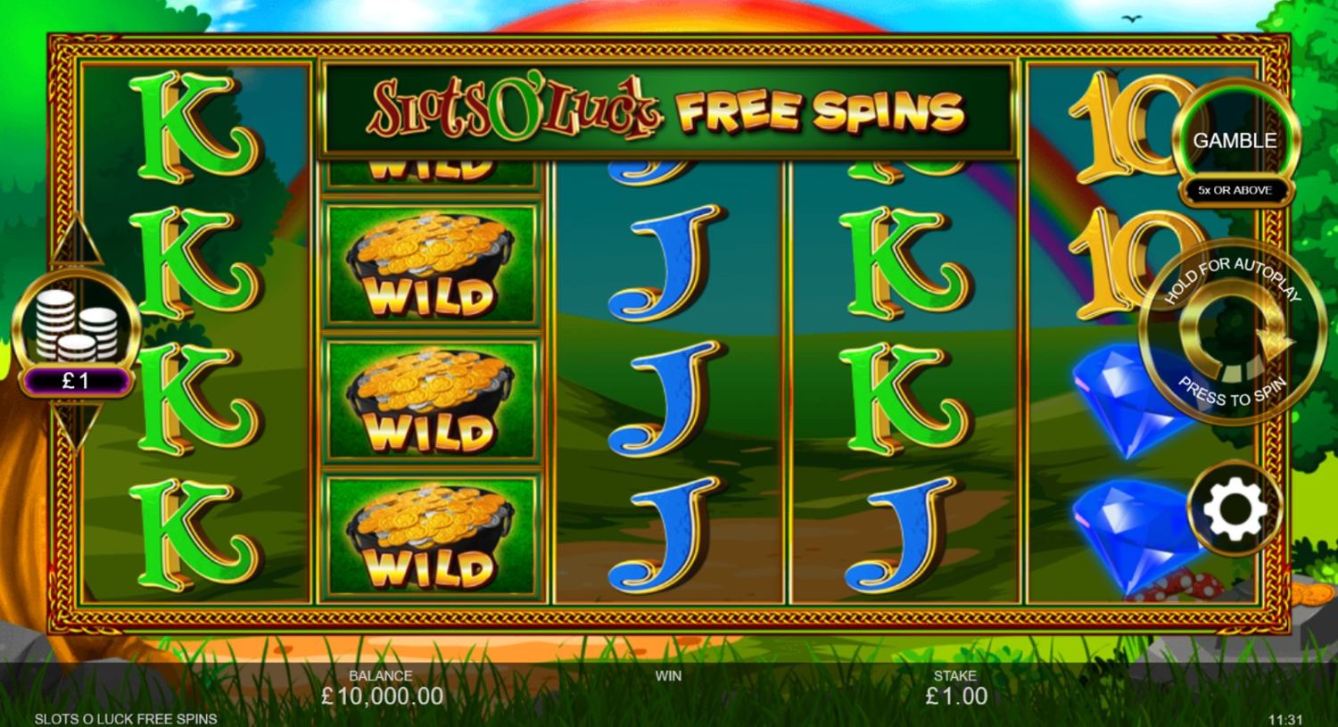 Slots O’ Luck Gameplay Image