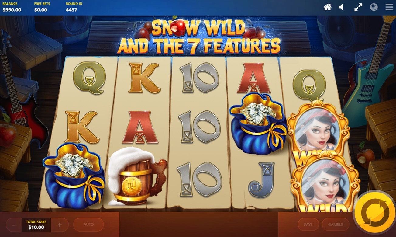 Snow Wild and The 7 Features Gameplay Image
