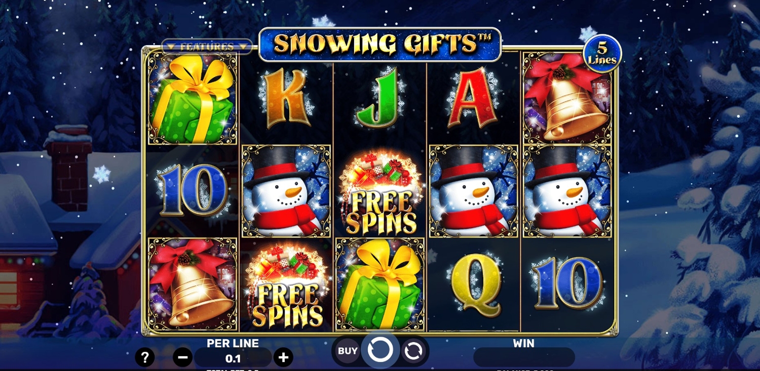 Snowing Gifts Gameplay Image