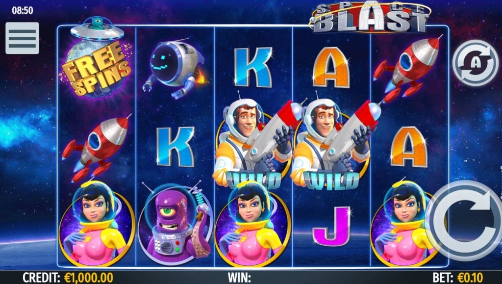 Space Blast Gameplay Image