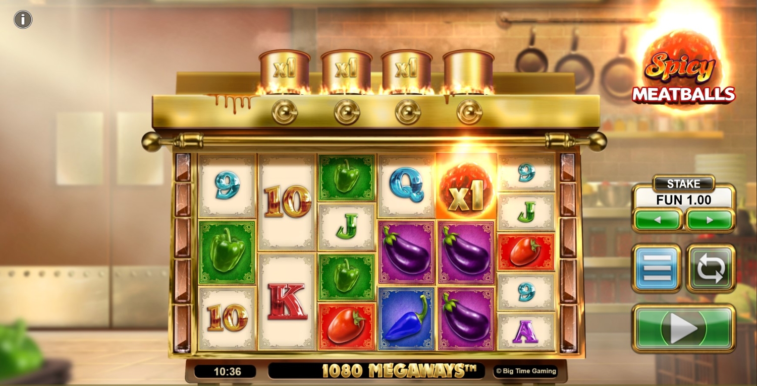 Spicy Meatballs Megaways Gameplay Image