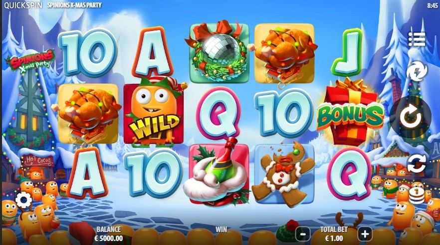 Spinions Christmas Gameplay Image