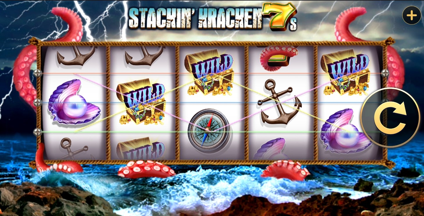 Stackin Kracken 7s Gameplay Image