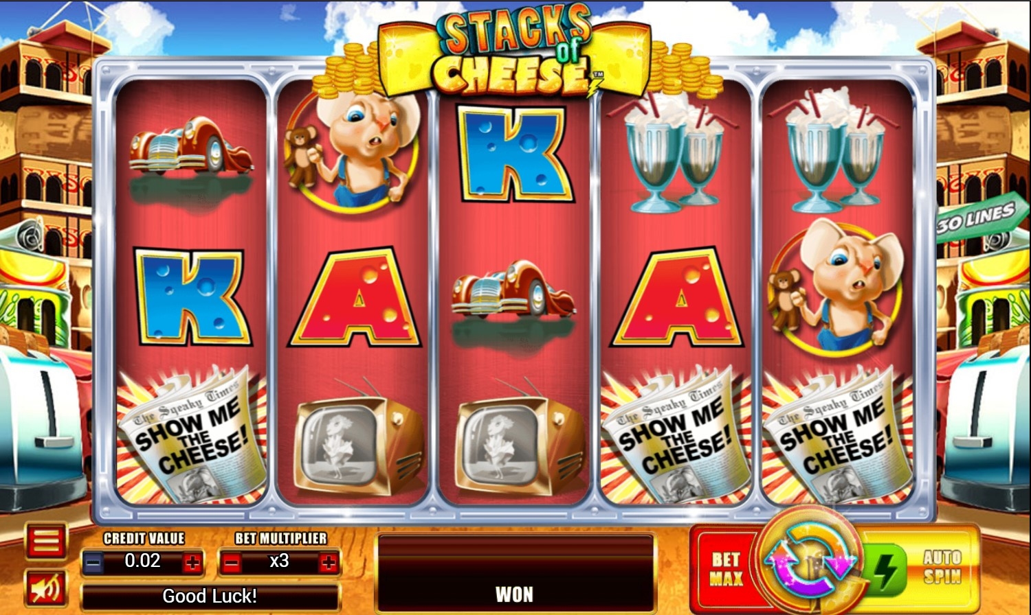 Stacks of Cheese Gameplay Image