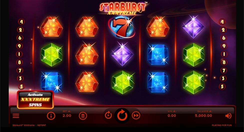 Starburst XXXtreme Gameplay Image