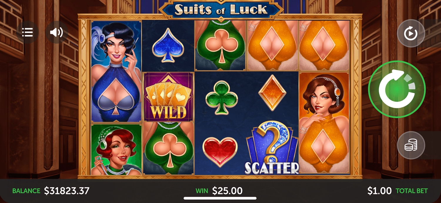 Suits of Luck Gameplay Image