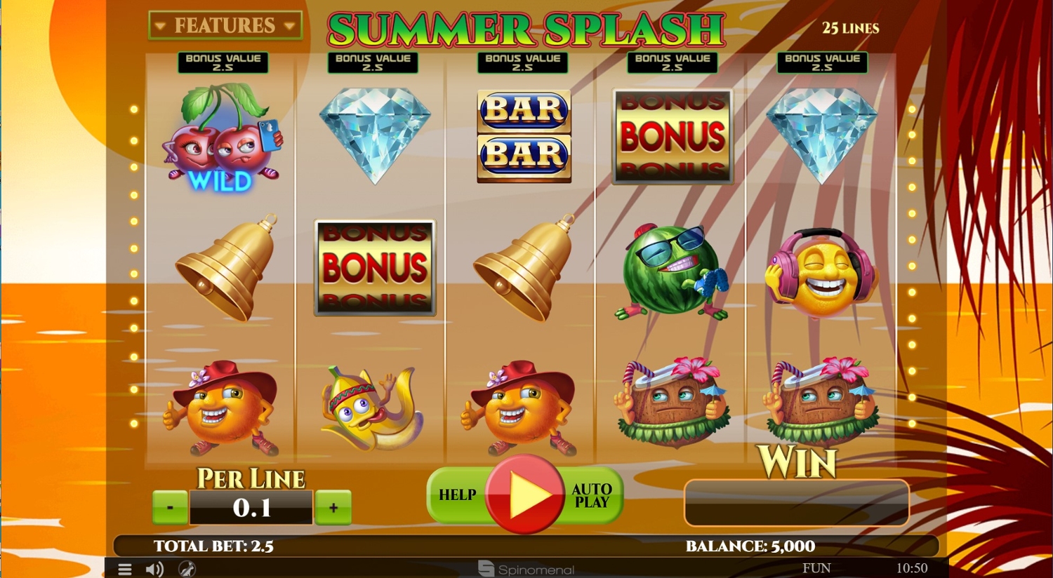 Summer Splash Gameplay Image