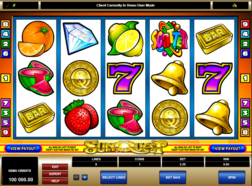 Sun Quest Gameplay Image