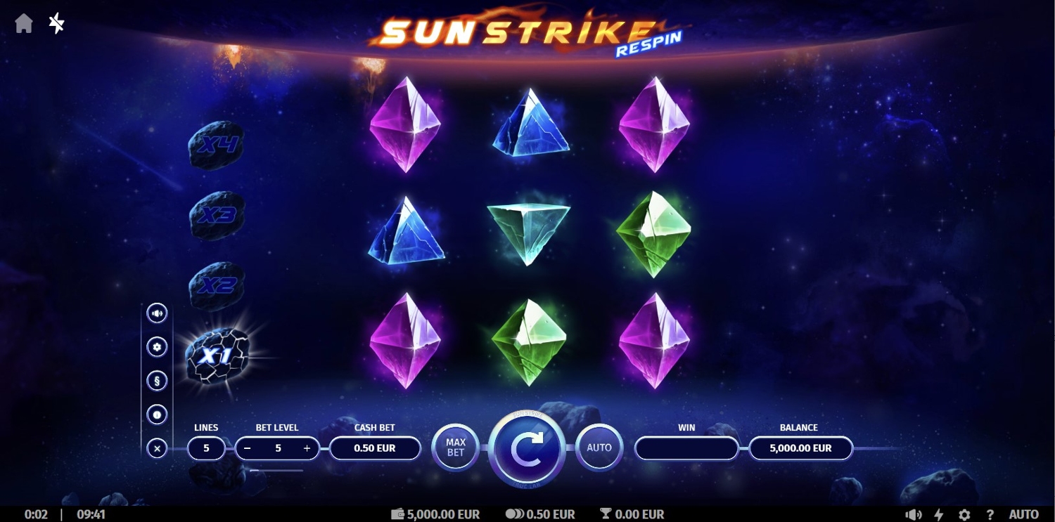 Sunstrike Respin Gameplay Image
