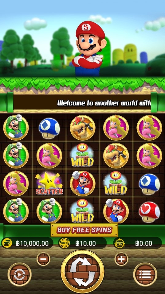 Super Bros! Slot Gameplay Image