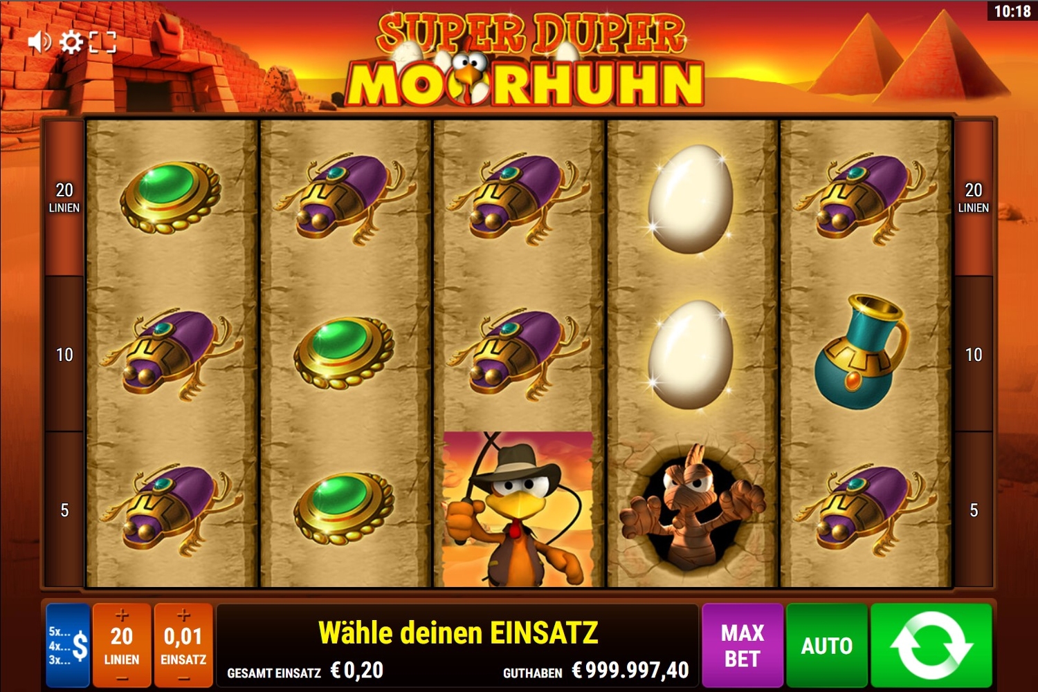 Super Duper Crazy Chicken Gameplay Image