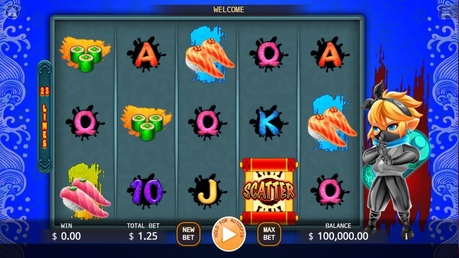 Sushi Ninja Gameplay Image