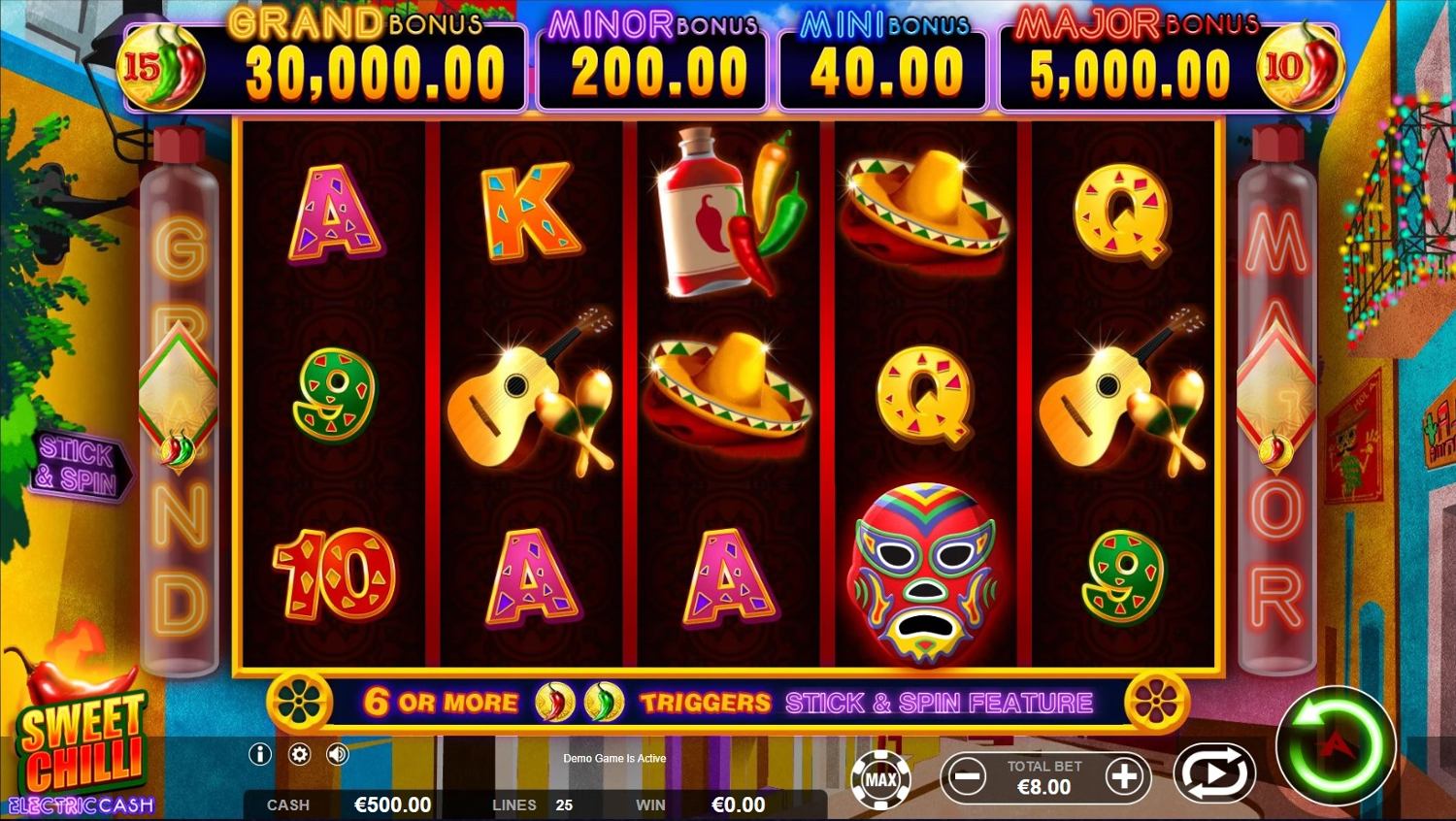 Sweet Chilli: Electric Cash Gameplay Image