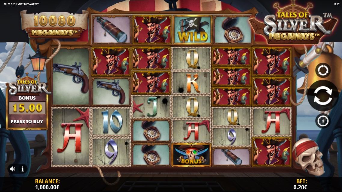 Tales of Silver Megaways Gameplay Image