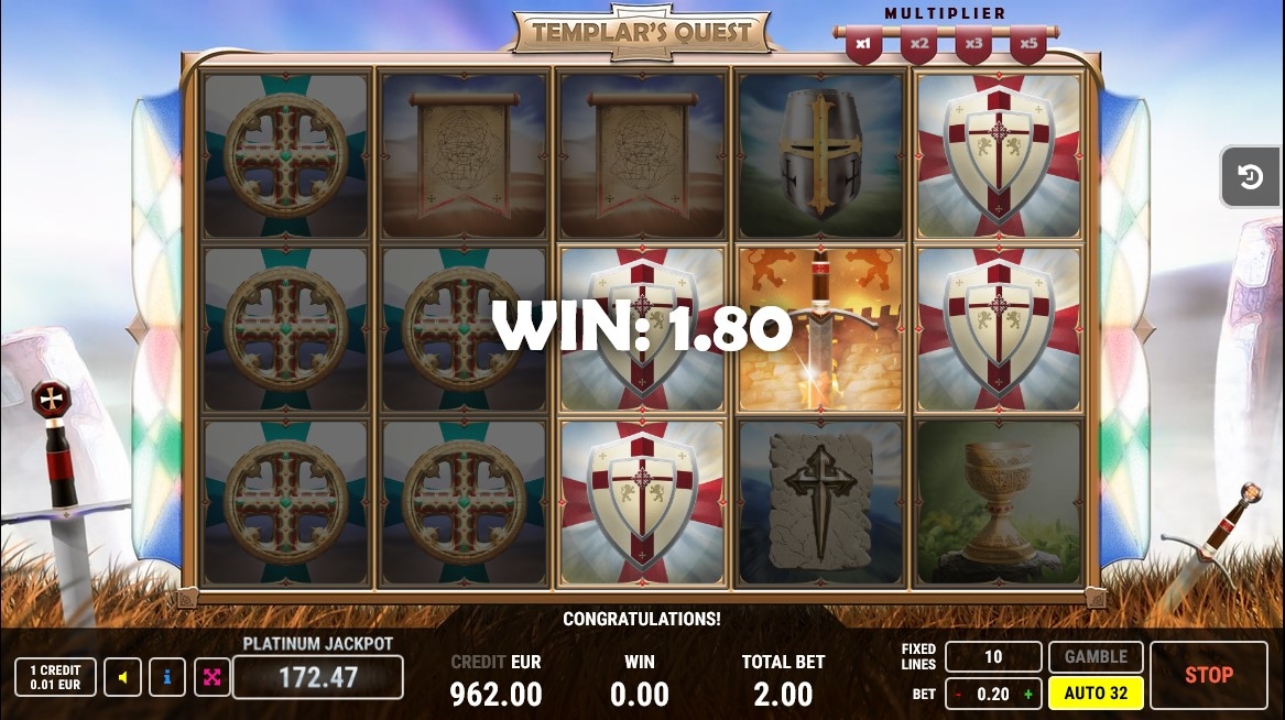 Templars Quest Gameplay Image