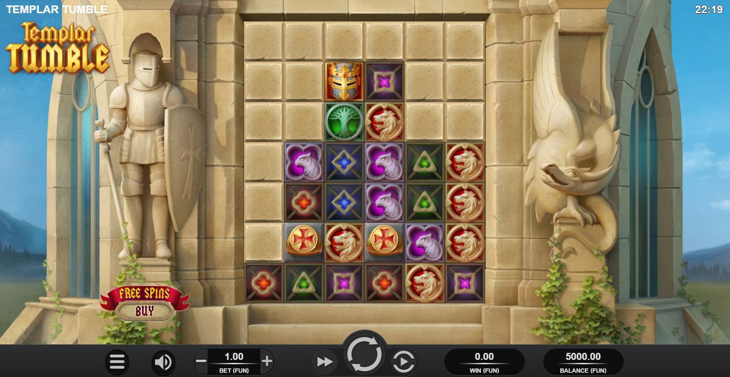 Templar Tumble Gameplay Image