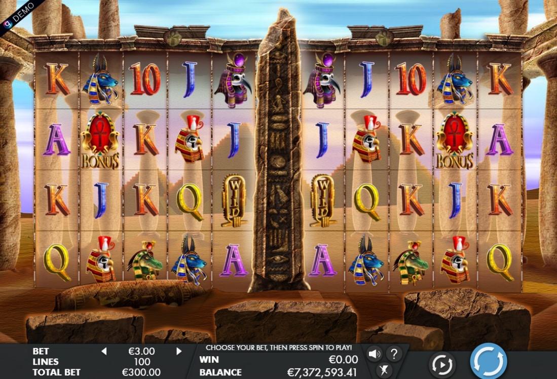 Temple of Luxor Gameplay Image