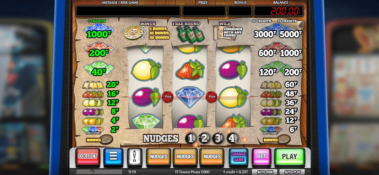 Tesoro Pirata 5000 Gameplay Image