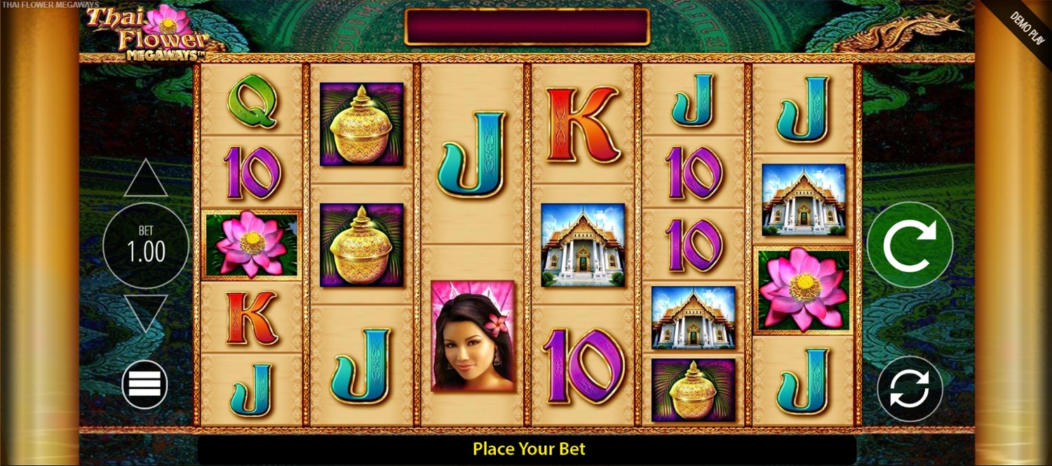 Thai Flower Megaways Gameplay Image