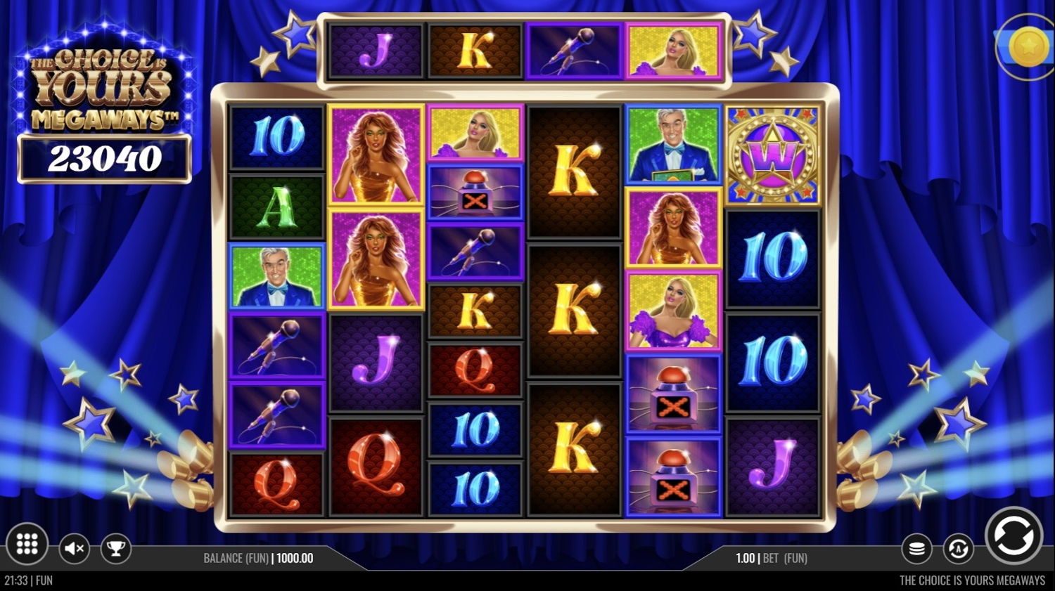 The Choice is Yours Megaways Gameplay Image