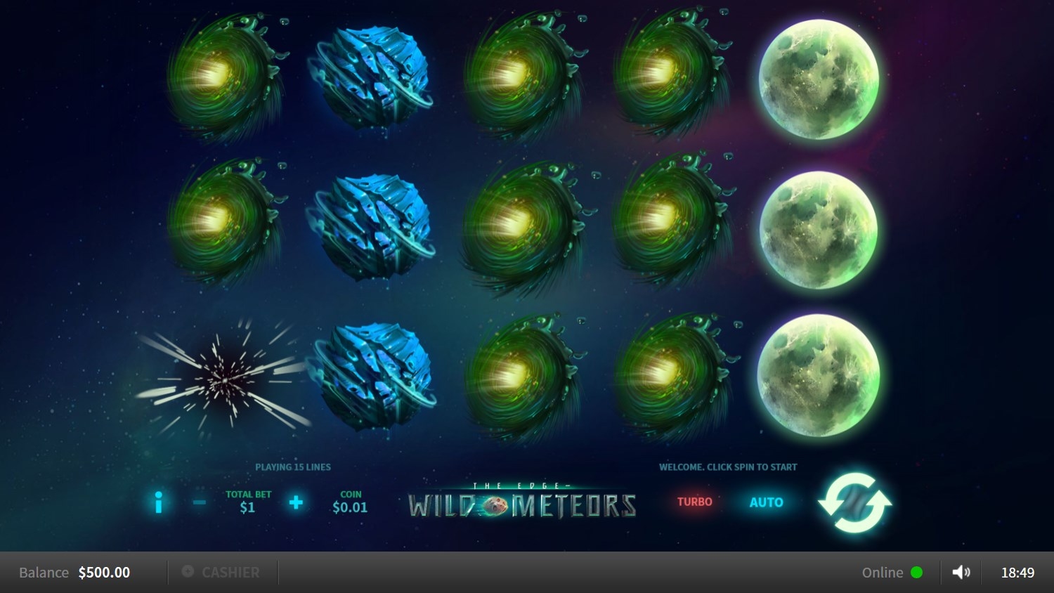 The Edge Wild Meteors Gameplay Image