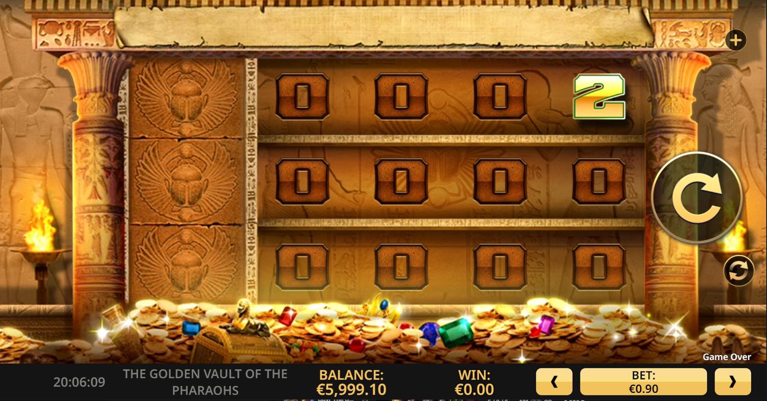 The Golden Vault Of The Pharaohs Gameplay Image