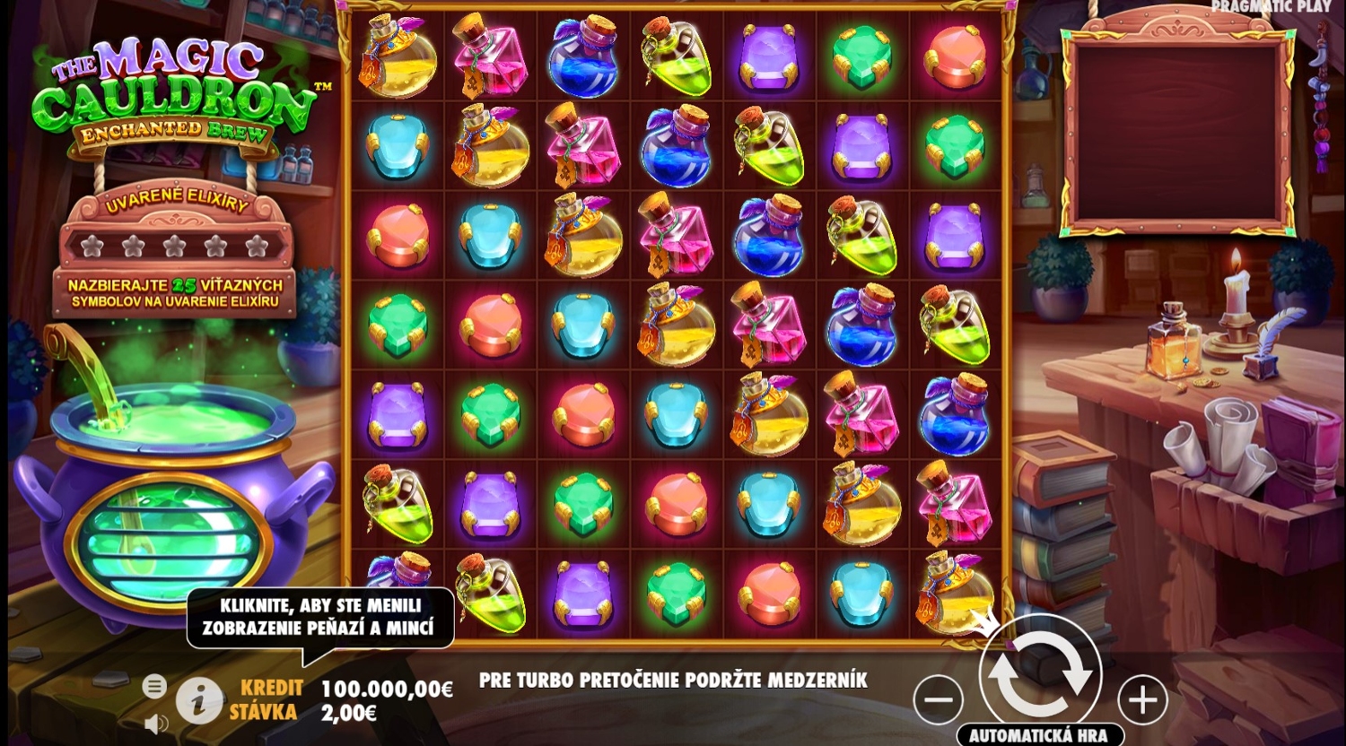 The Magic Cauldron – Enchanted Brew Gameplay Image