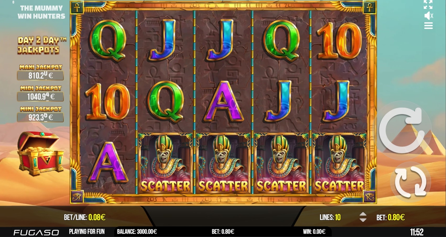 The Mummy Win Hunters Gameplay Image