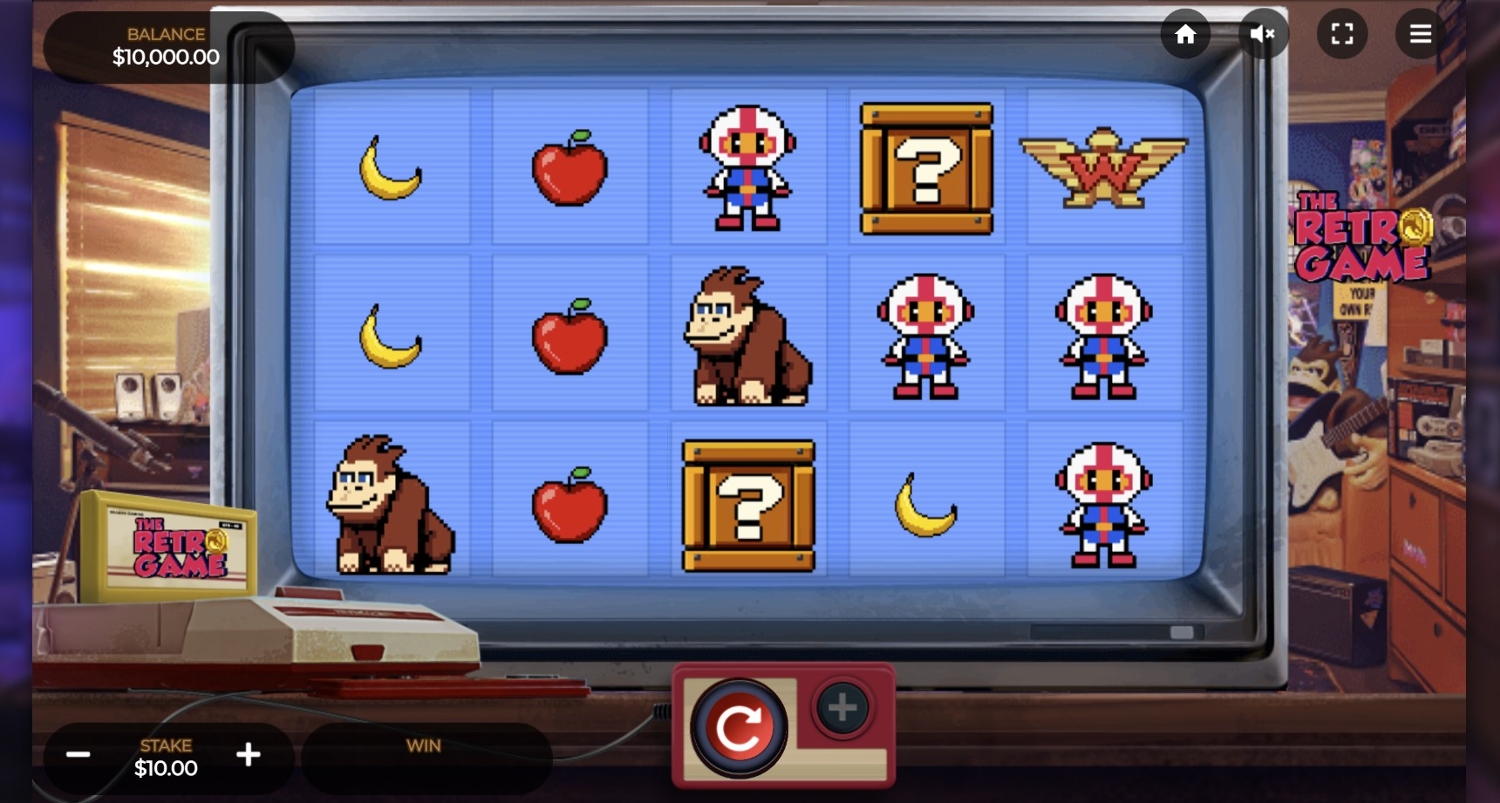 The Retro Game Gameplay Image