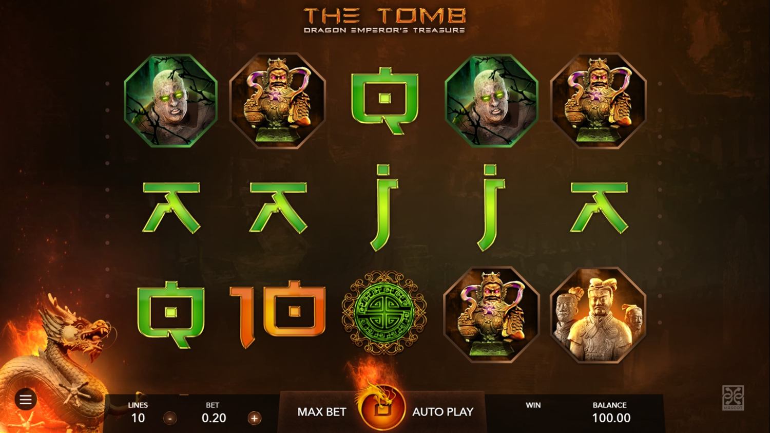 The Tomb Dragon Emperor’s Treasure Gameplay Image