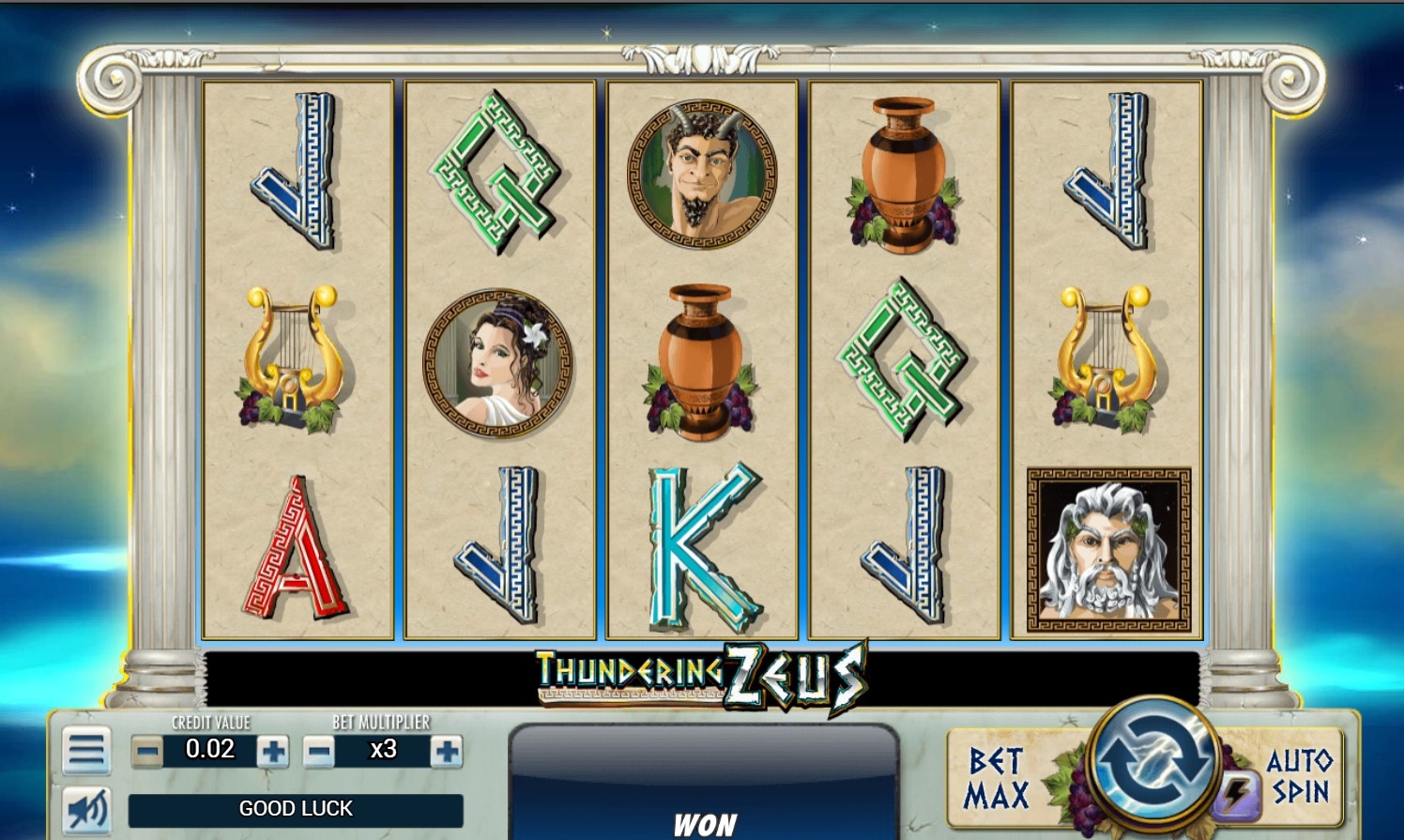 Thundering Zeus Gameplay Image