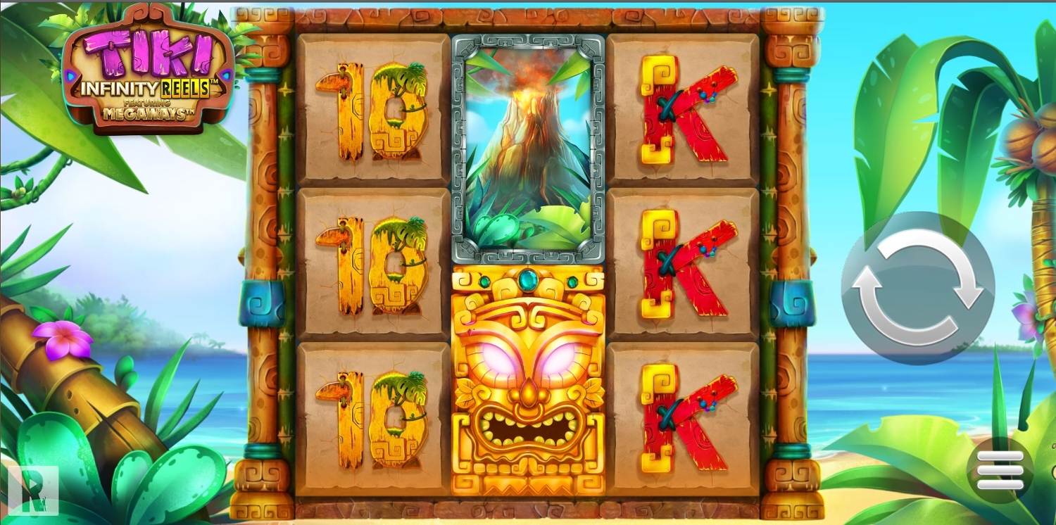 Tiki Infinity Reels x Megaways Gameplay Image