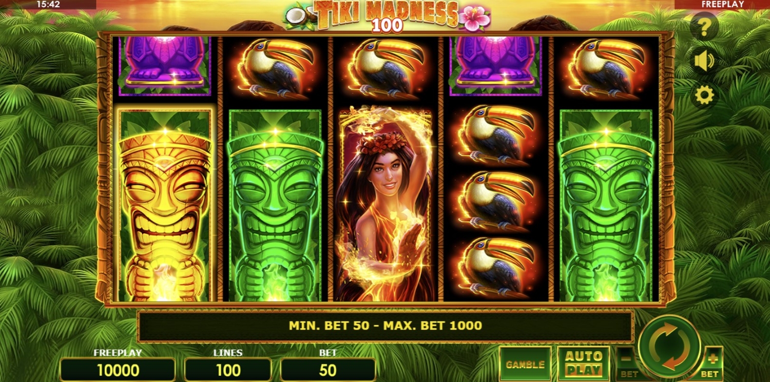 Tiki Madness 100 Gameplay Image