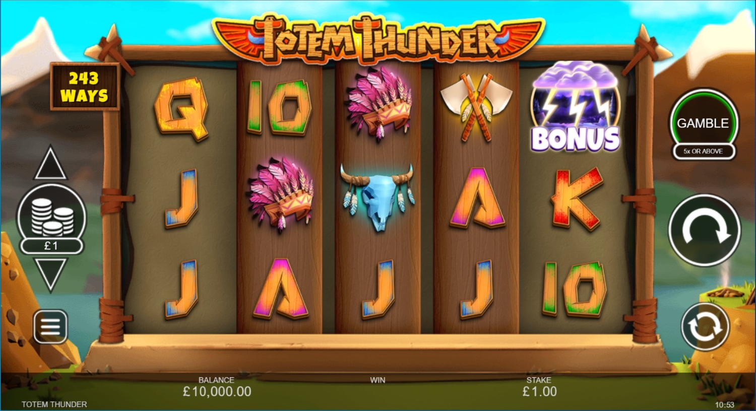 Totem Thunder Gameplay Image