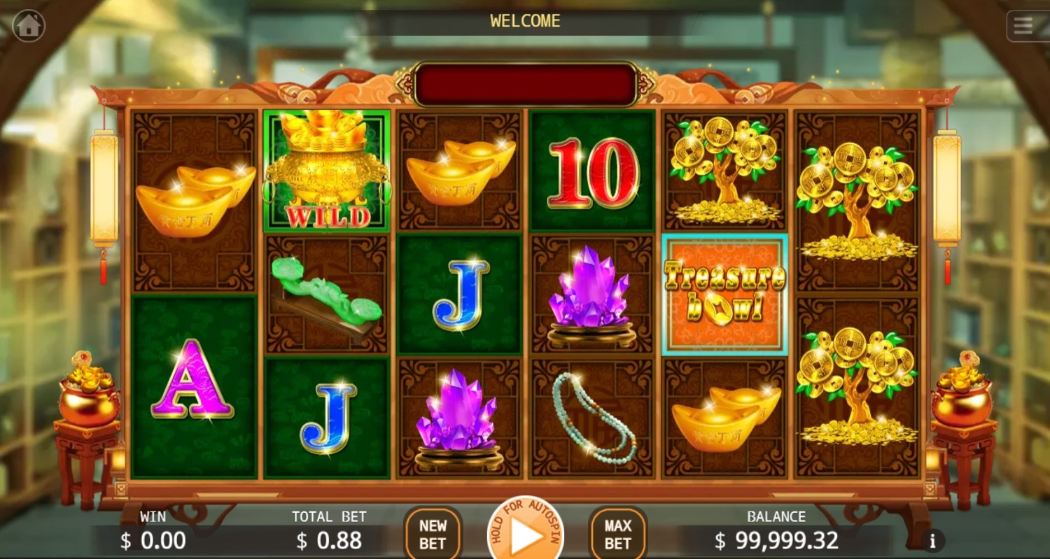 Treasure Bowl Megaways Gameplay Image