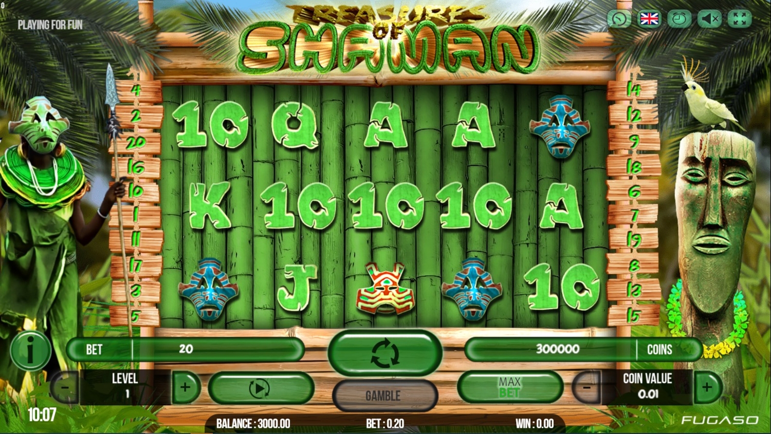 Treasure of Shaman Gameplay Image