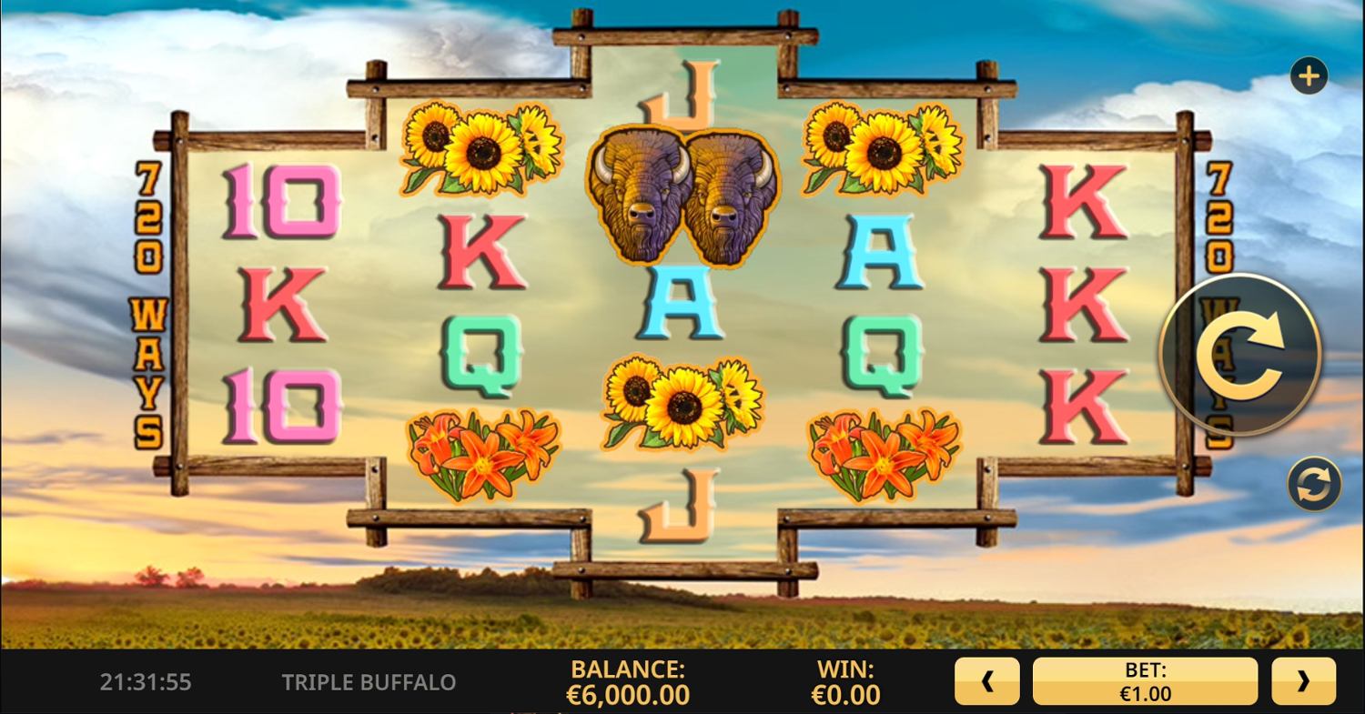 Triple Buffalo Gameplay Image
