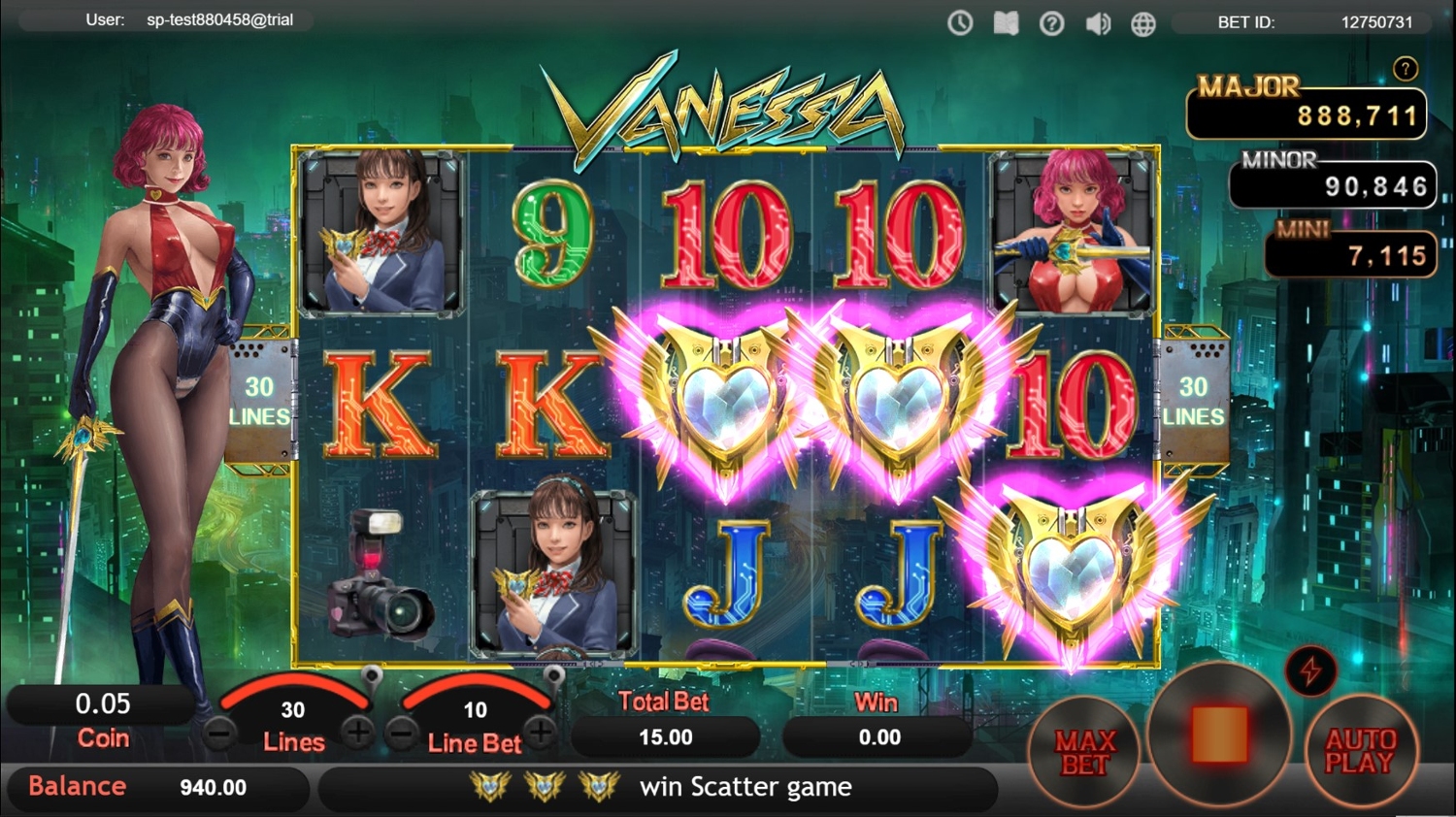 Vanessa Gameplay Image