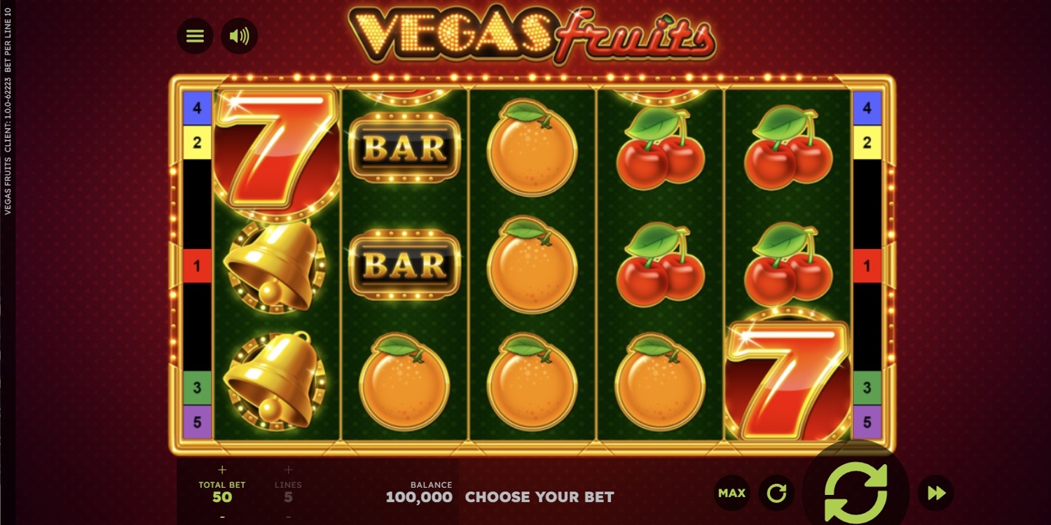 Vegas Fruits Gameplay Image