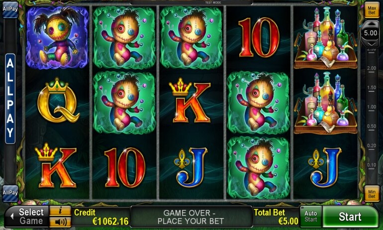 Voodoo Magic: Cash Connection Gameplay Image